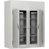 Шкаф холодильный, 2 секции, 2 двери глухие: левая и правая, агрегат выносной, 2 светильника LED, вентилируемая перегородка