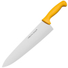 Нож поварской L 28,5см, общая L 43,5см, желтый, нерж. сталь