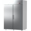 Шкаф холодильный, GN1/1+GN2/4, 1000л, 2 двери глухие, 10 полок, ножки, 0/+6С, дин.охл., нерж.сталь, R290, ручки короткие