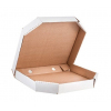 Коробка для пиццы трапеция 360х360х40мм картон белый профиль 